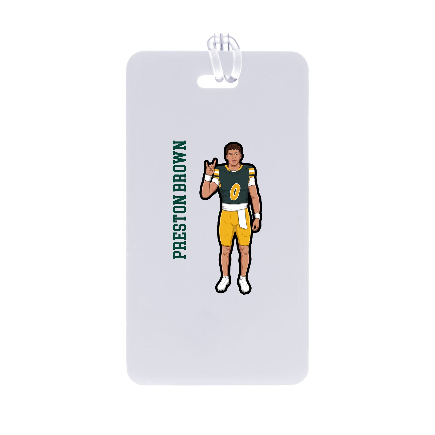 Bag Tag — Name Vertical in Classic