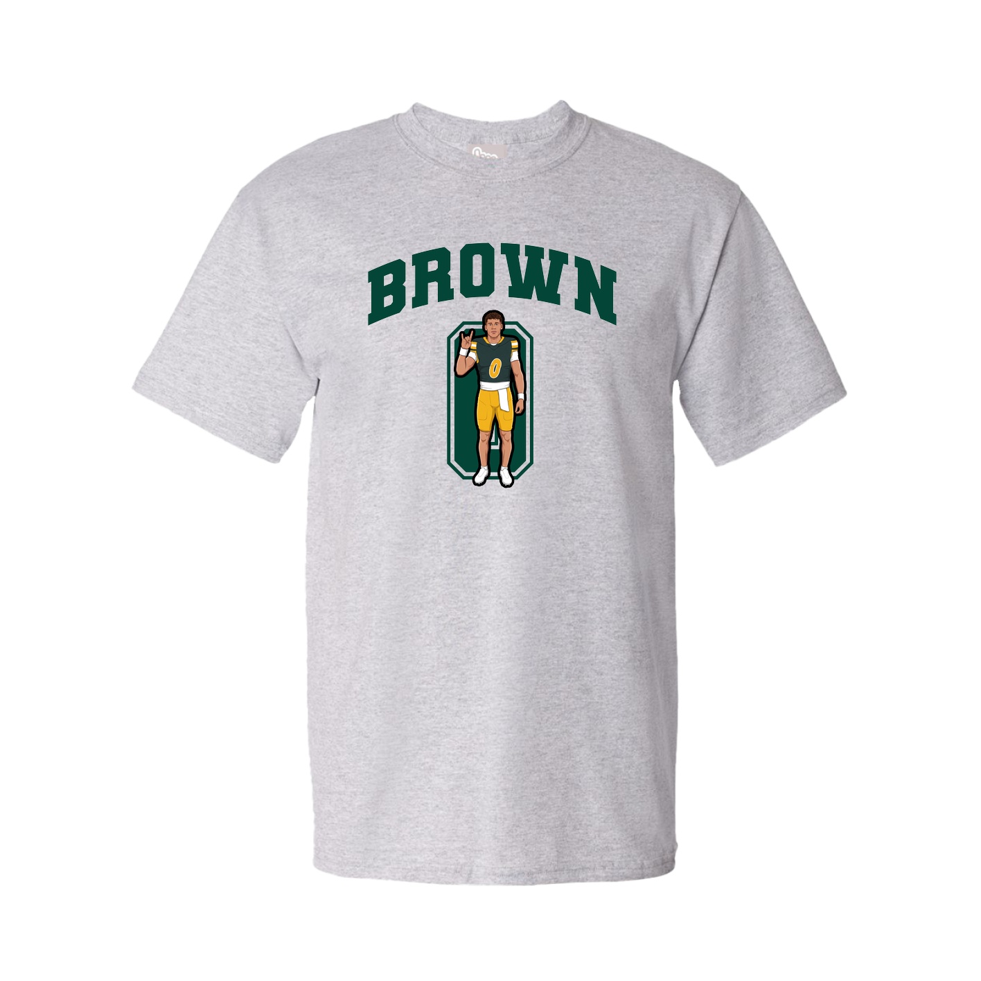 Youth Tee — Number in Grey