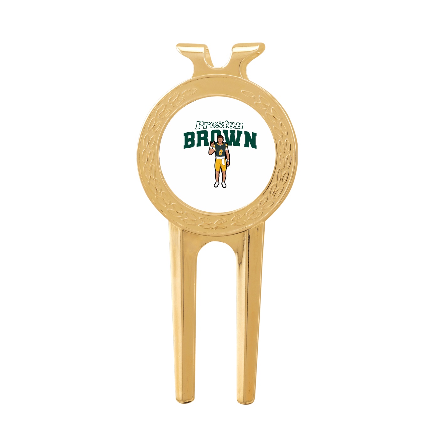 Divot Tool with Ball Marker — Name Arch in Classic