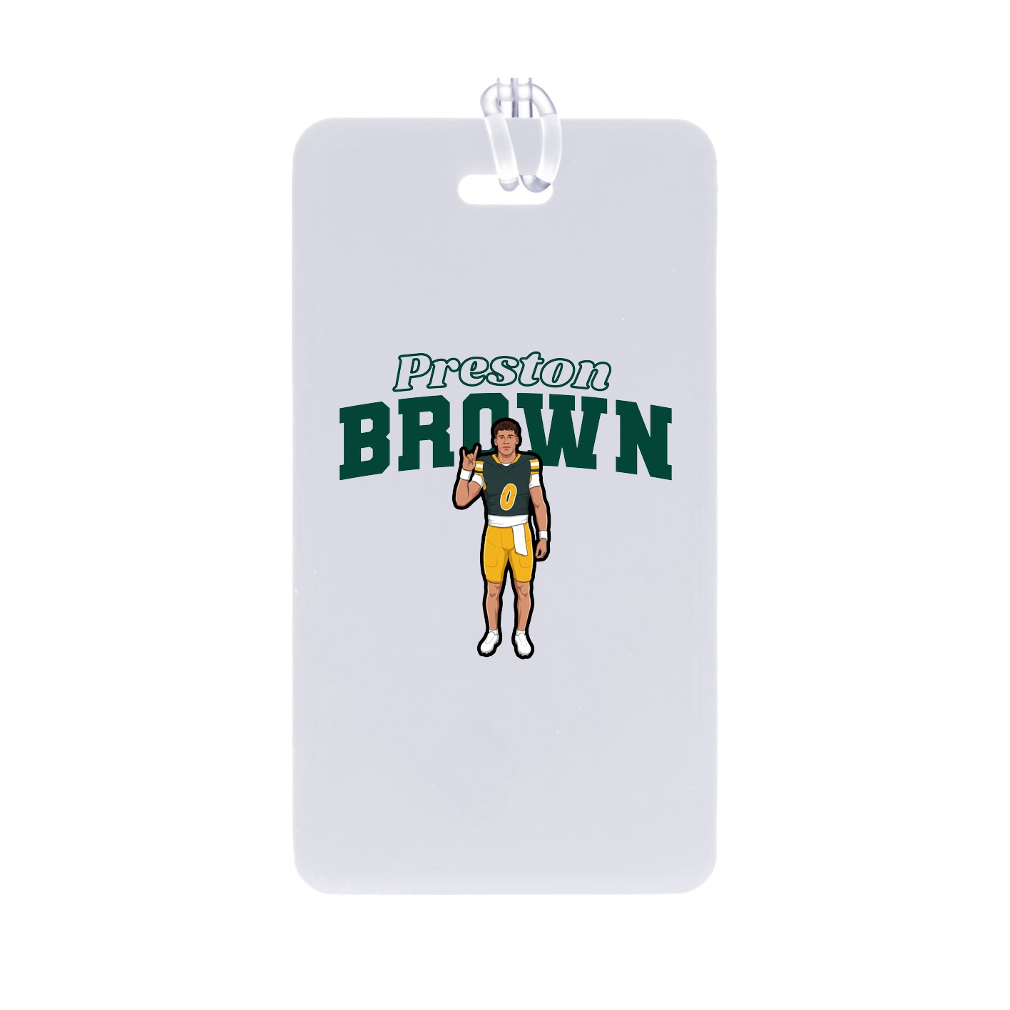 Bag Tag — Name Arch in Classic