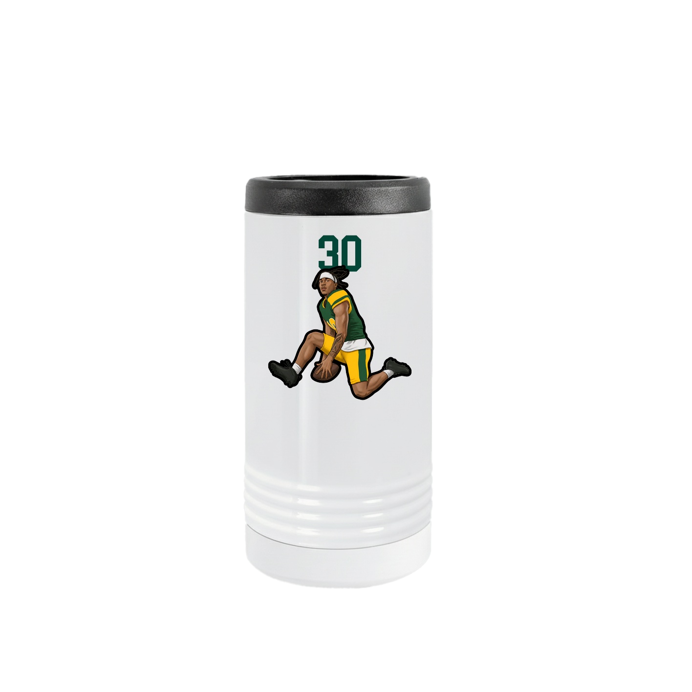 Slim Beverage Holder — Number Top in White