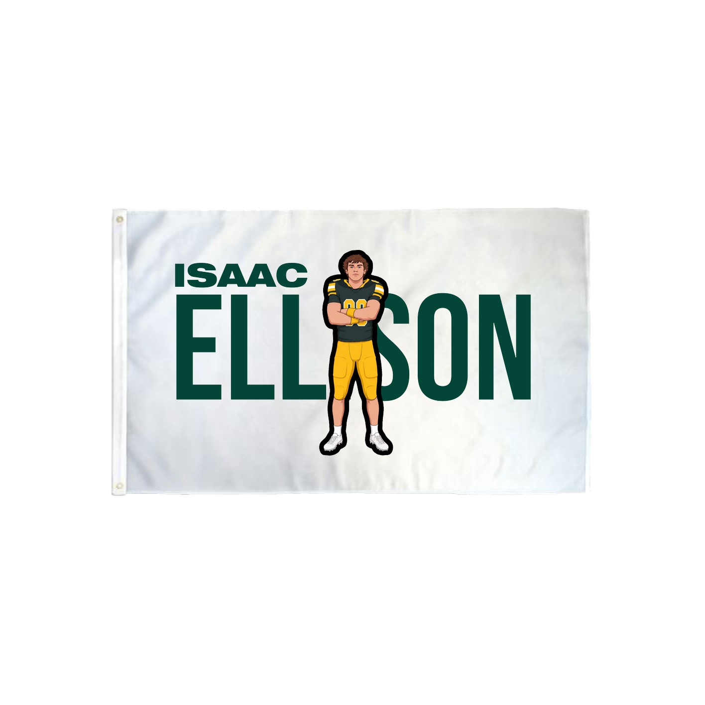 3x5 Flag — Player Name in Classic