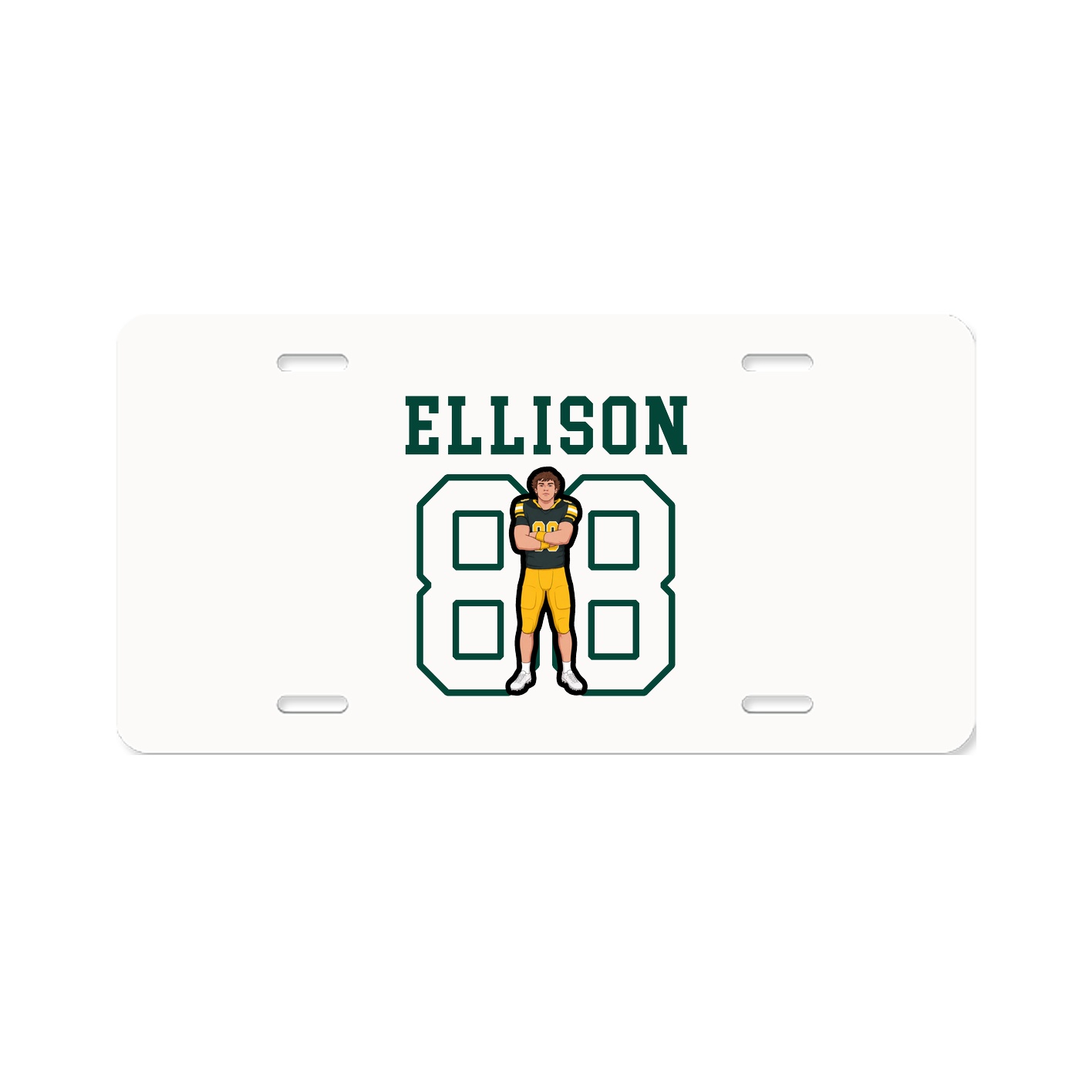 License Plate — Shirsey in Classic