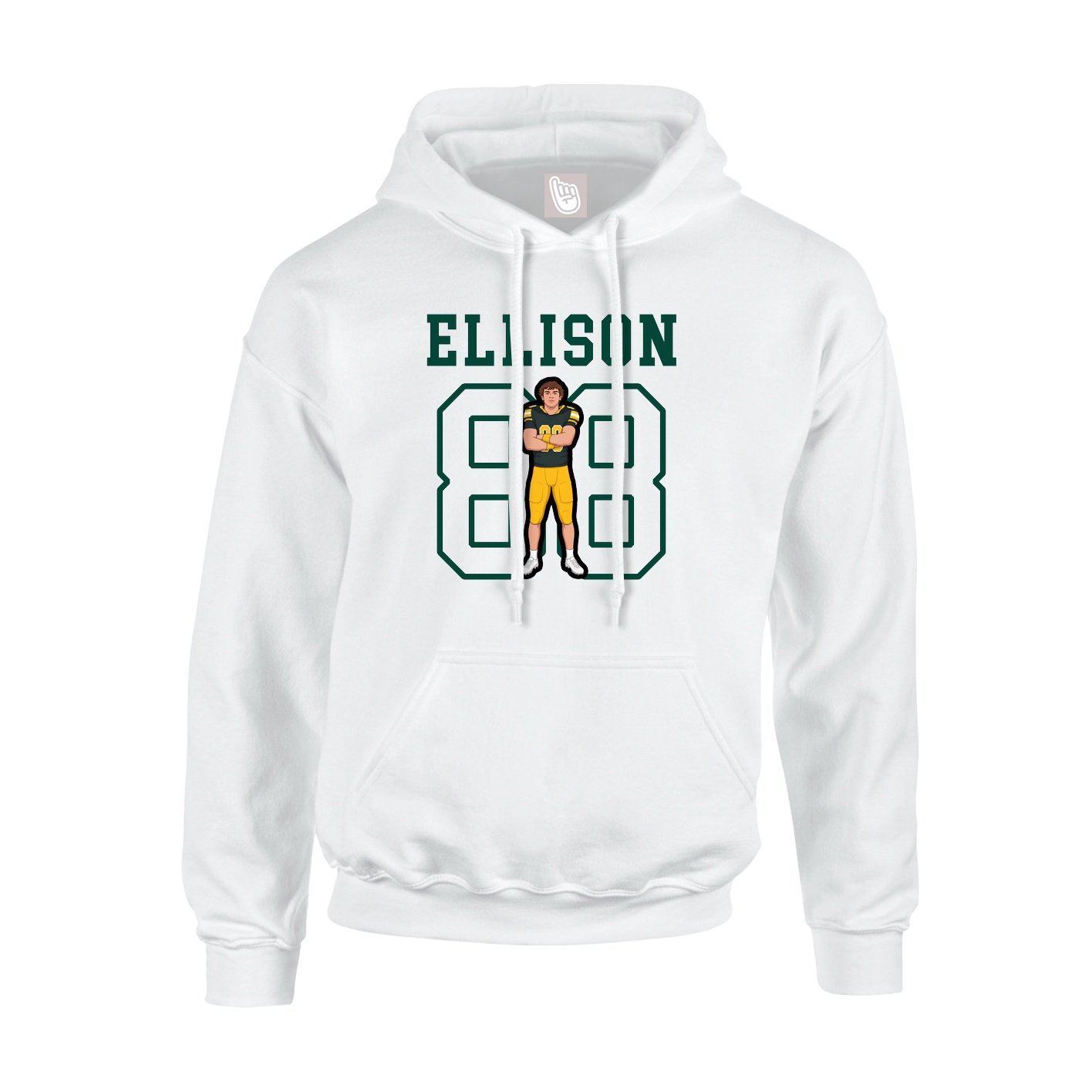 Youth Hoodie — Shirsey in White