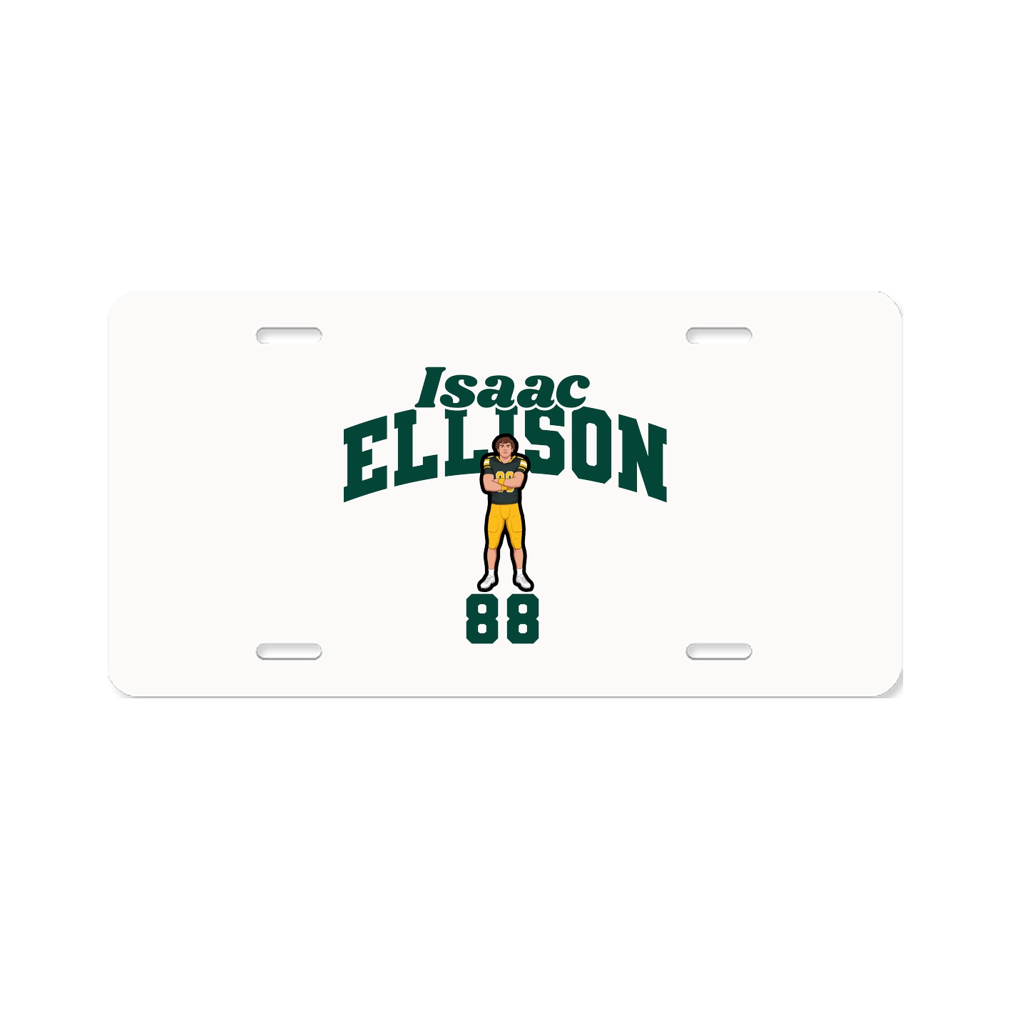 License Plate — Signature Arch in Classic