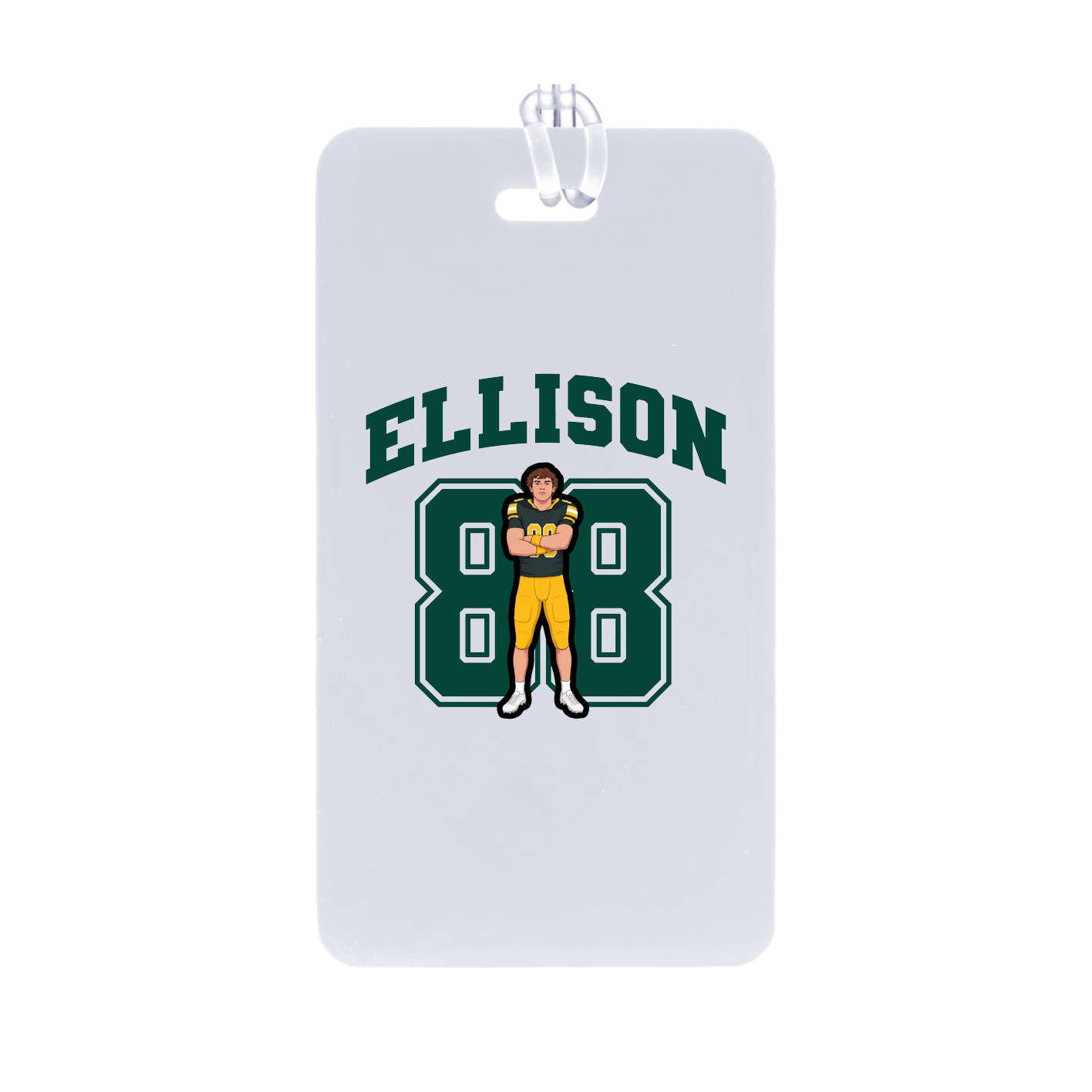 Bag Tag — Number in Classic