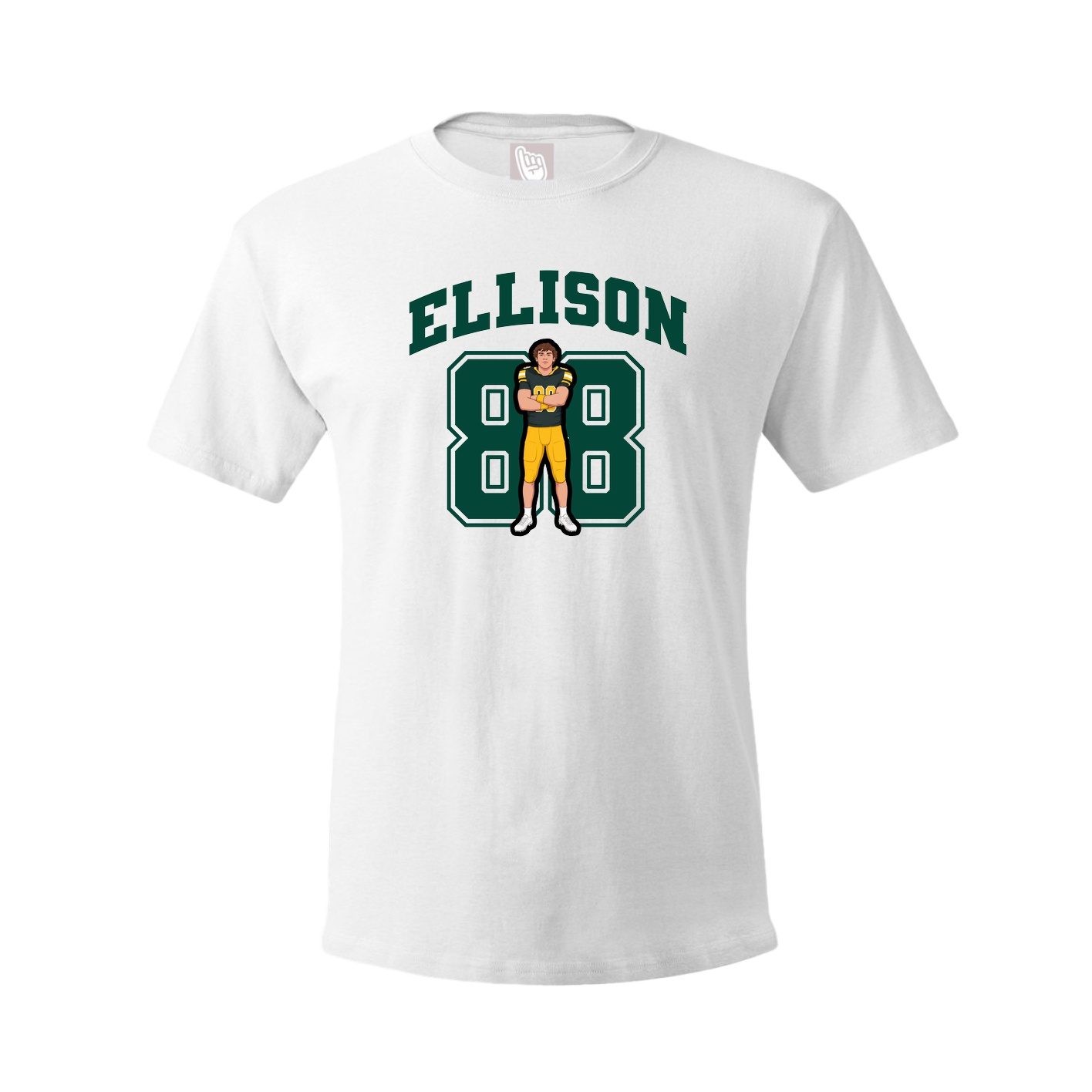 Tee — Number in White