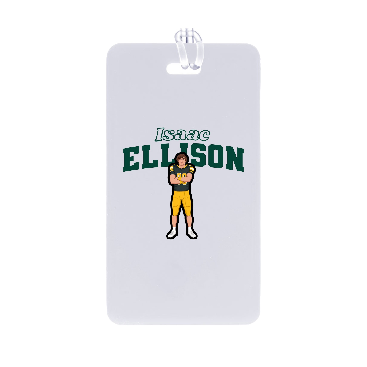 Bag Tag — Name Arch in Classic