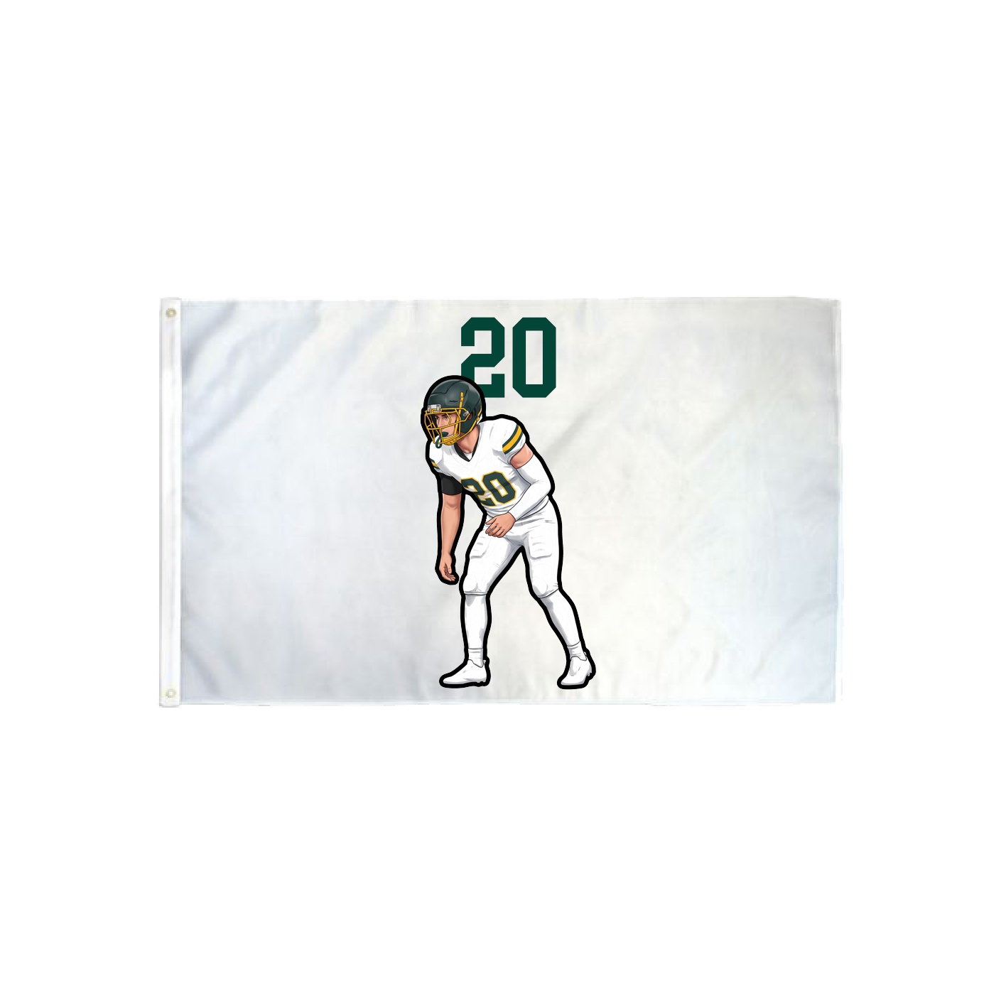 3x5 Flag — Number Top in Classic