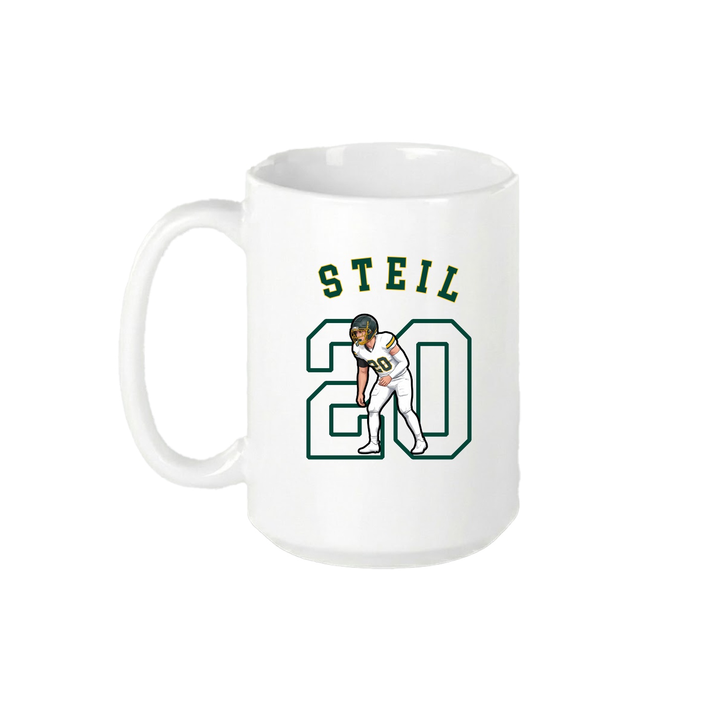 15oz Coffee Mug — Shirsey Arch in White