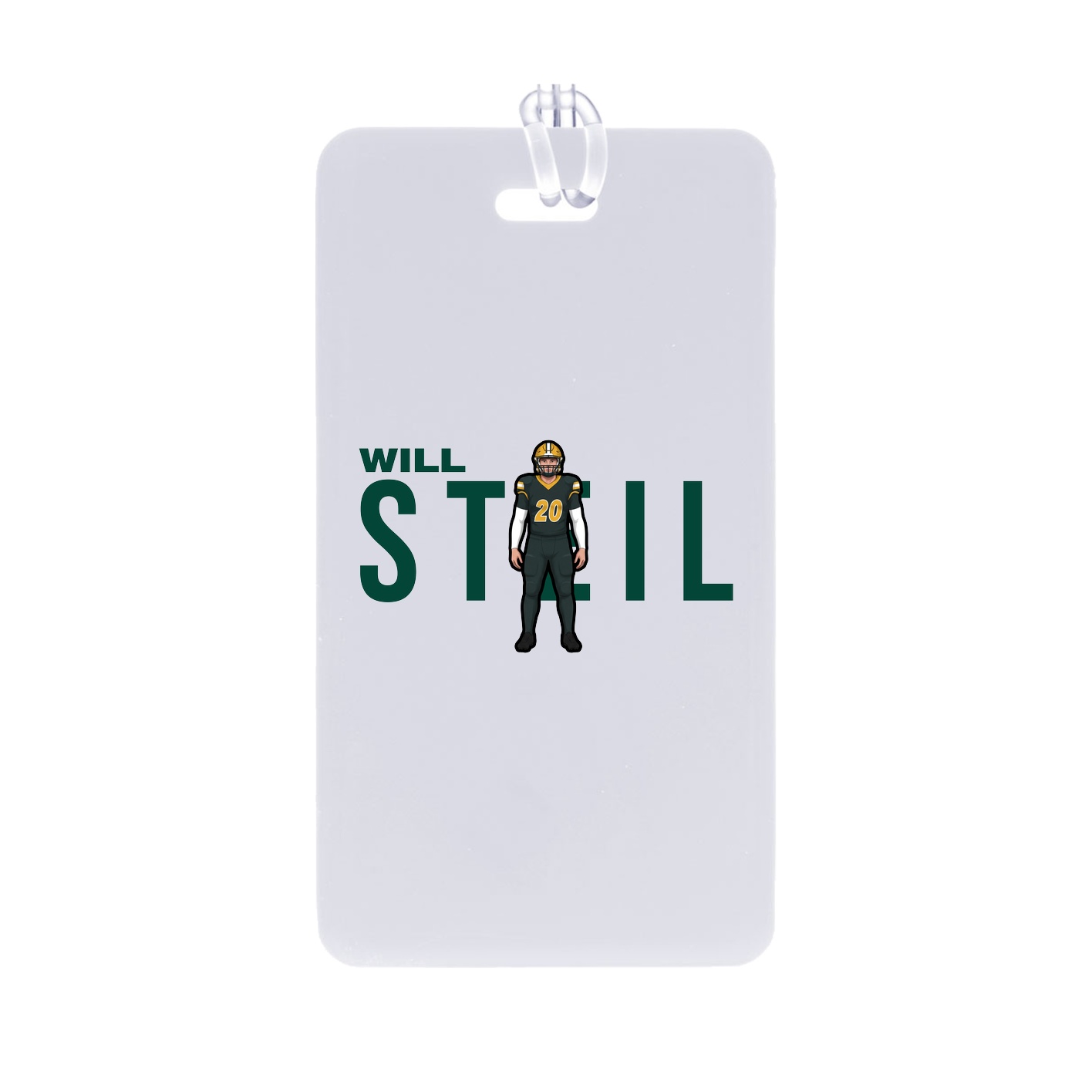 Bag Tag — Player Name in Classic