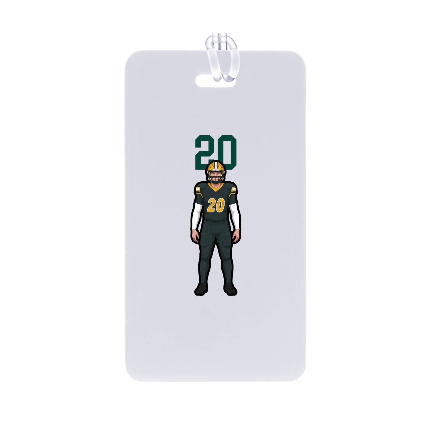 Bag Tag — Number Top in Classic