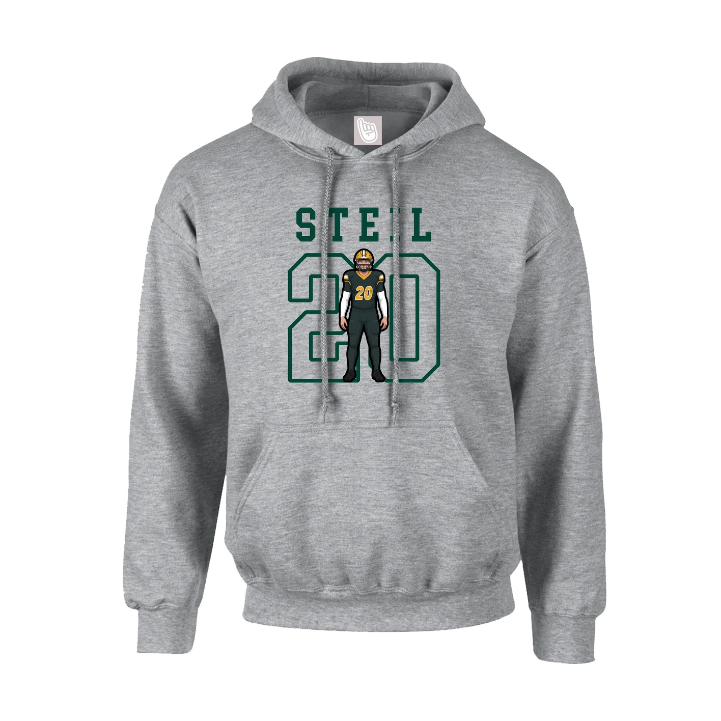 Hoodie — Shirsey in Grey