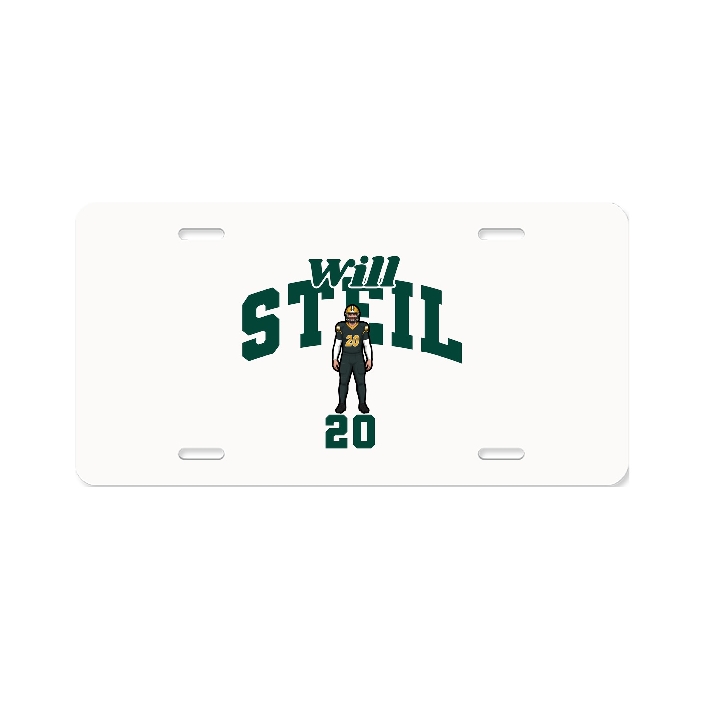 License Plate — Signature Arch in Classic