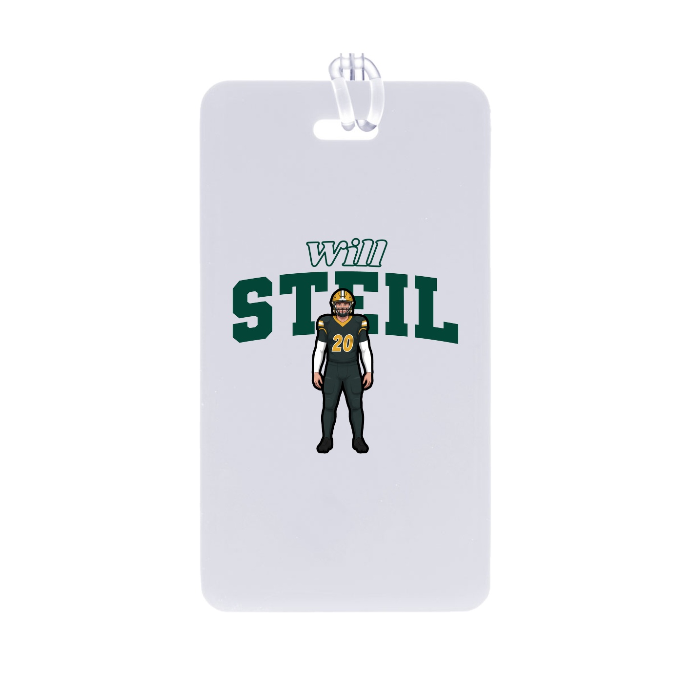 Bag Tag — Name Arch in Classic
