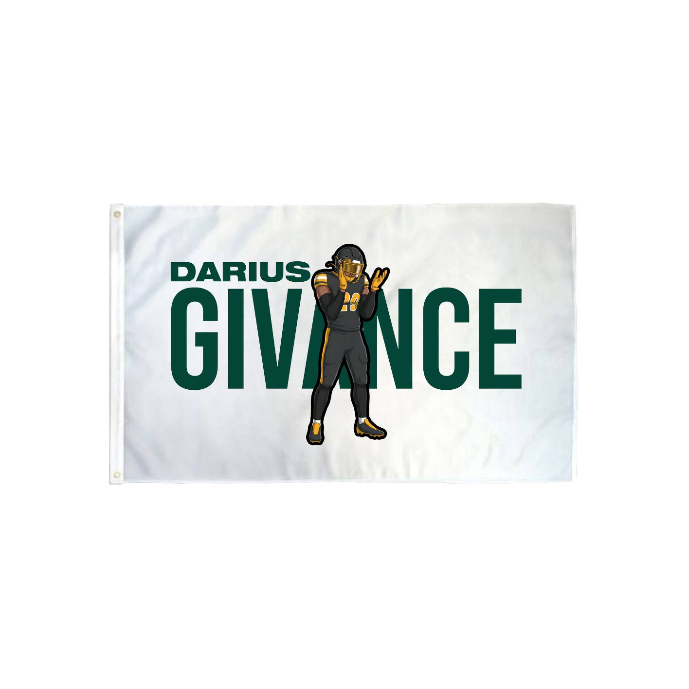3x5 Flag — Player Name in Classic