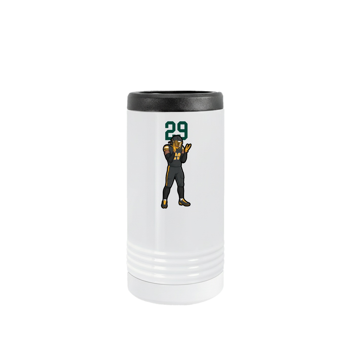 Slim Beverage Holder — Number Top in White