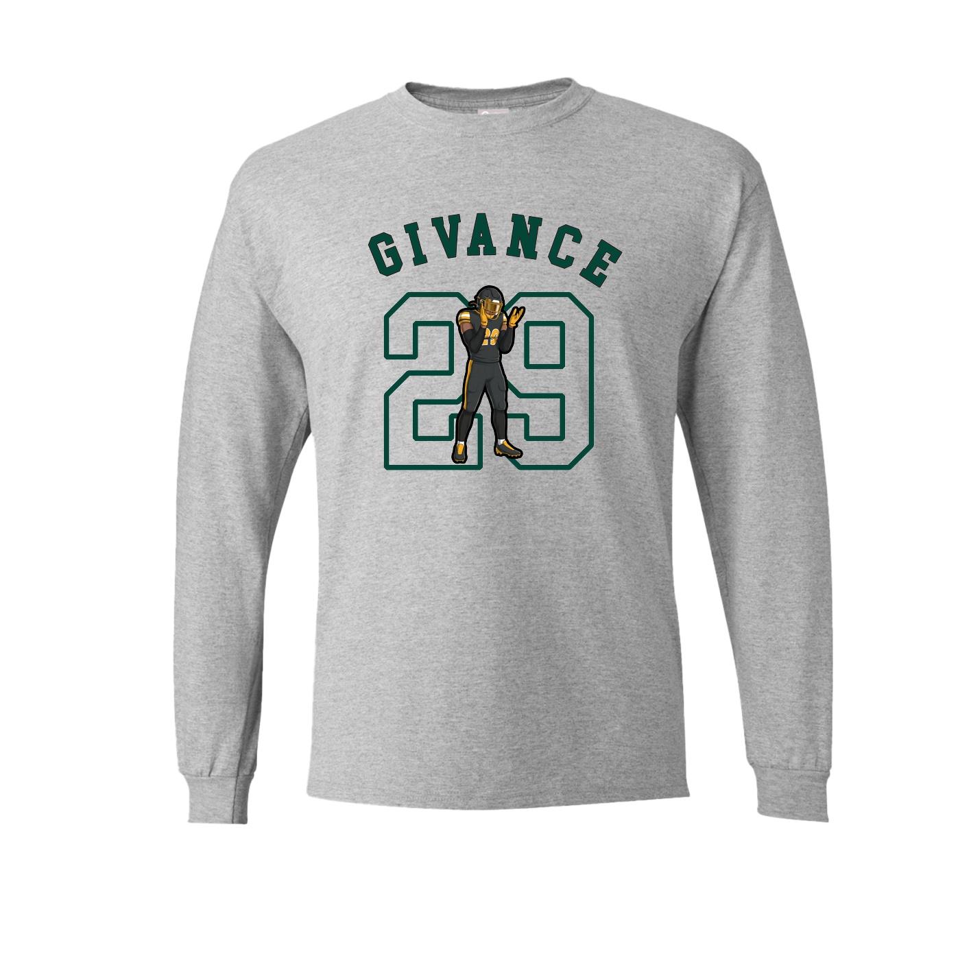 Long Sleeve Tee — Shirsey Arch in Grey