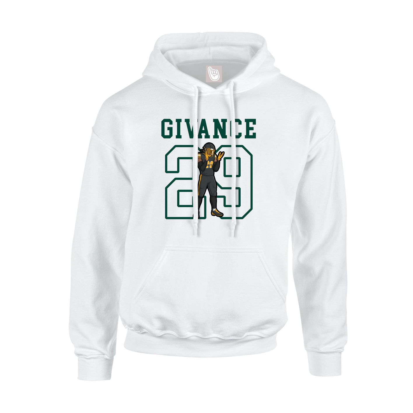 Youth Hoodie — Shirsey in White