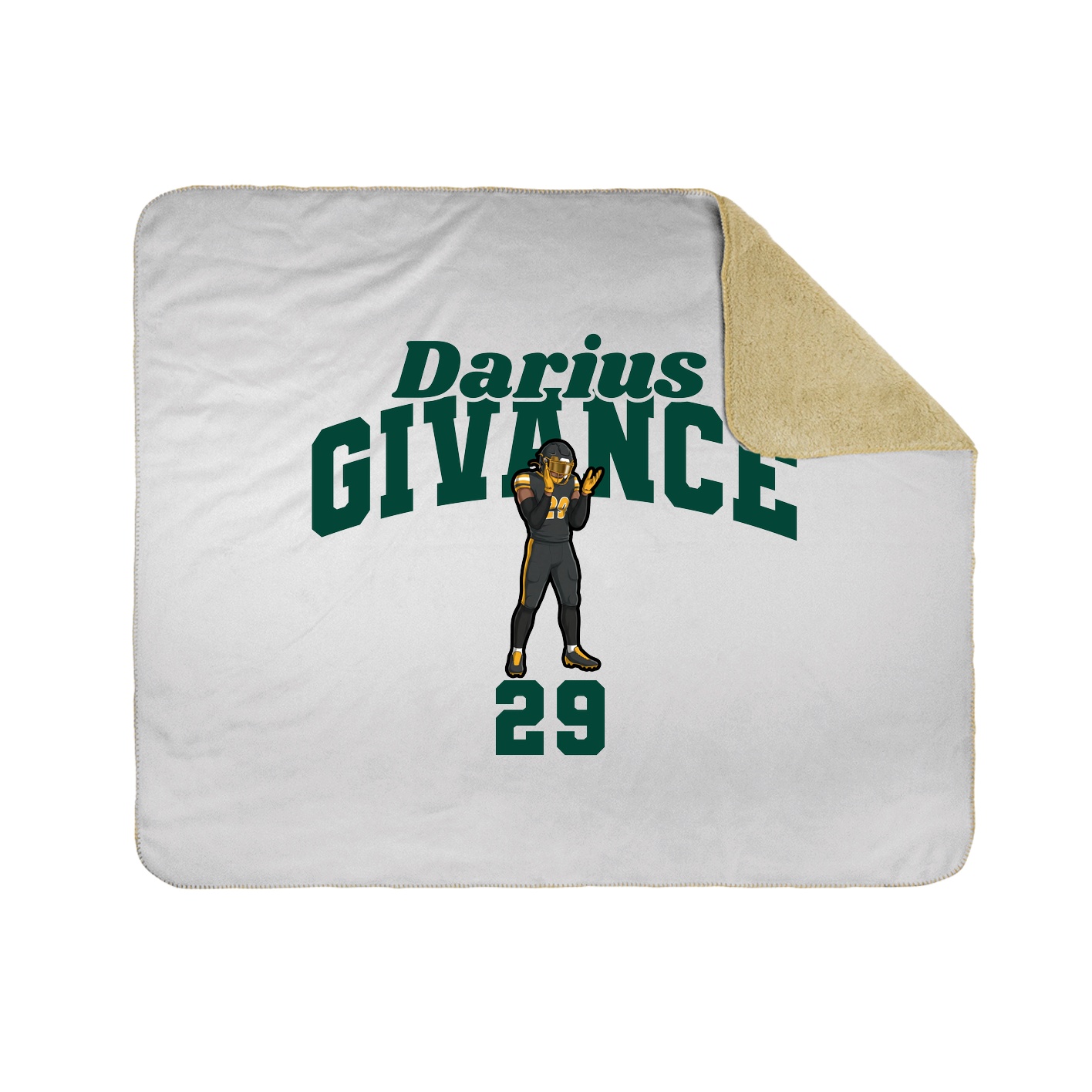Throw Blanket — Signature Arch in White