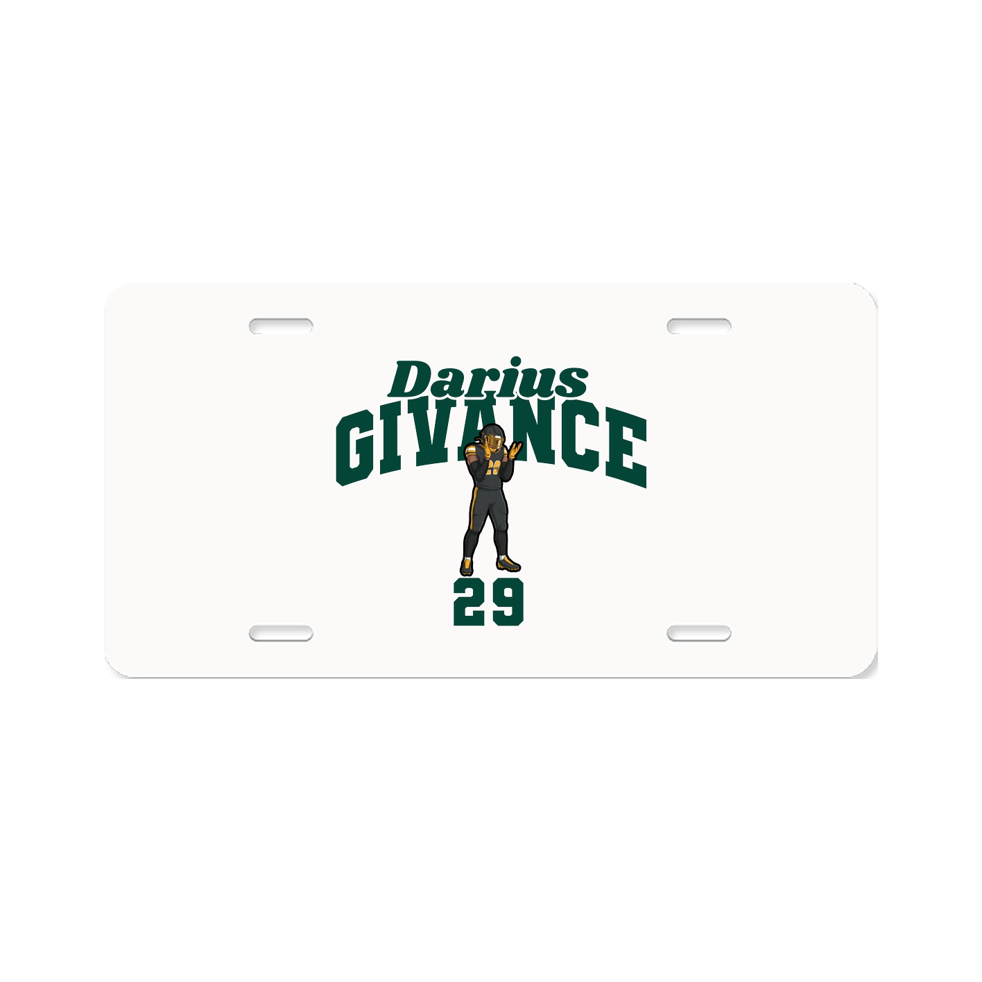 License Plate — Signature Arch in Classic