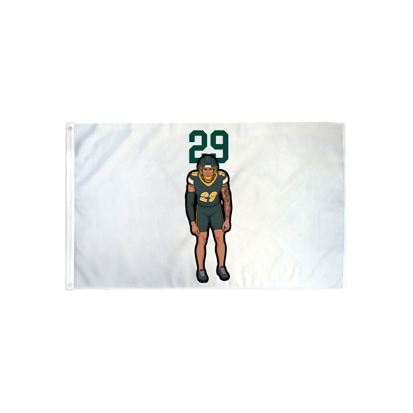 3x5 Flag — Number Top in Classic