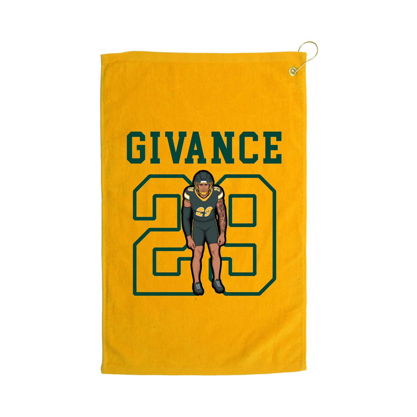 Golf Towel — Shirsey in Gold