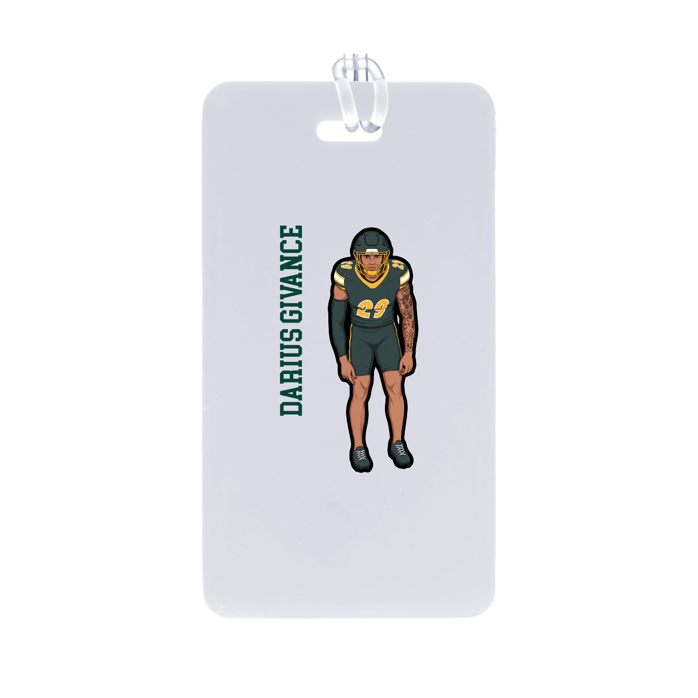 Bag Tag — Name Vertical in Classic