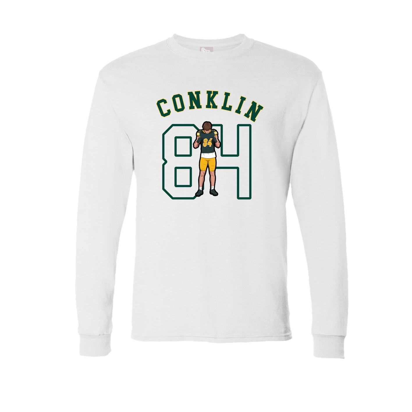 Long Sleeve Tee — Shirsey Arch in White