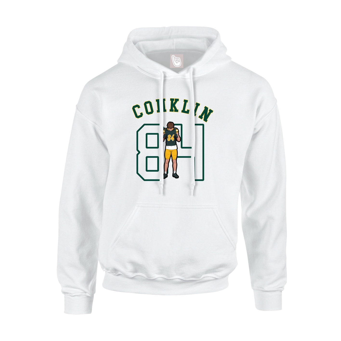 Hoodie — Shirsey Arch in White