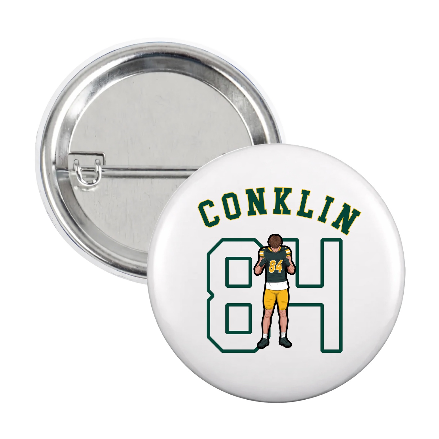 Game Day Button — Shirsey Arch in White