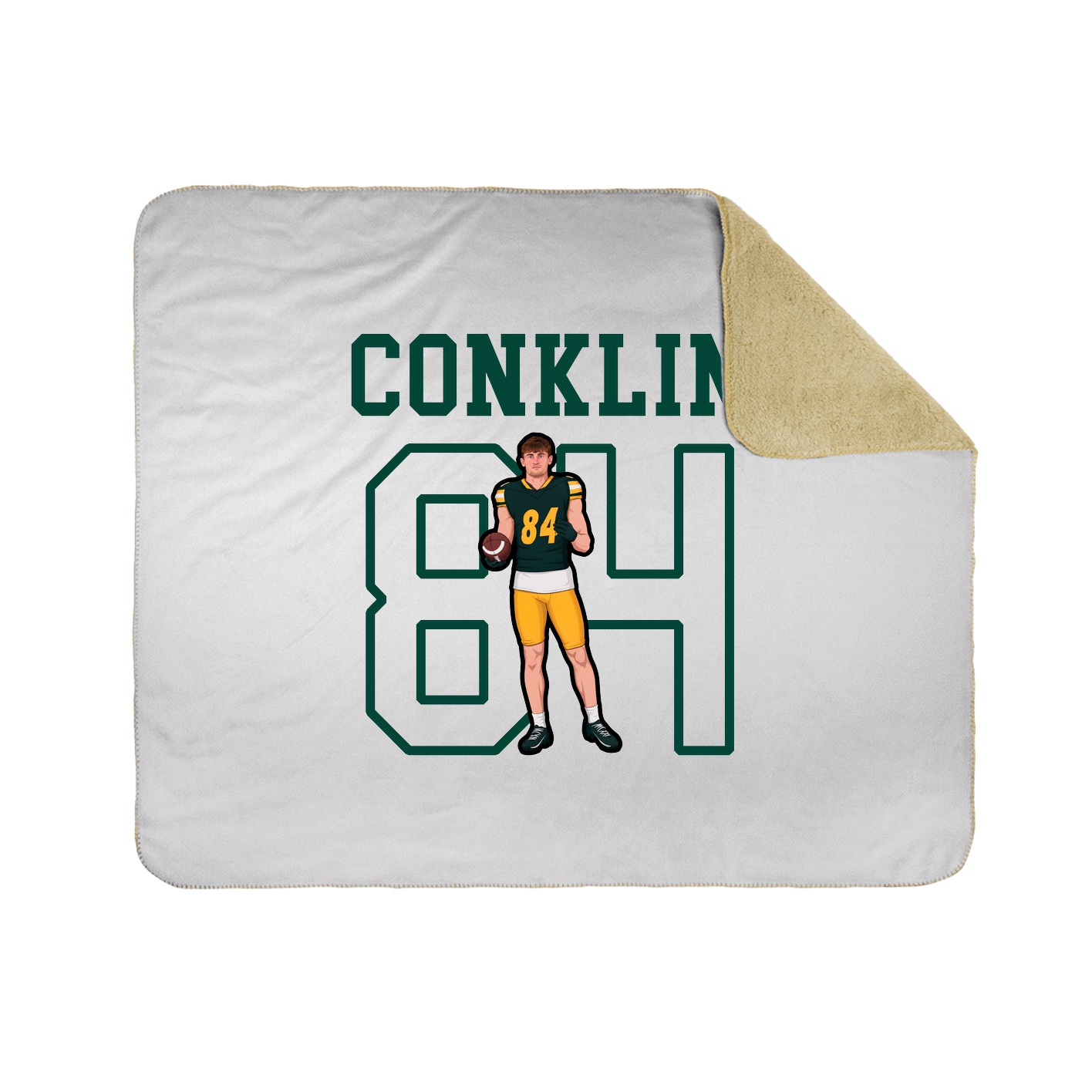 Throw Blanket — Shirsey in White