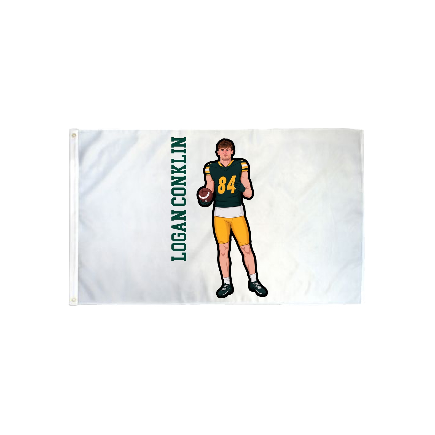 3x5 Flag — Name Vertical in Classic