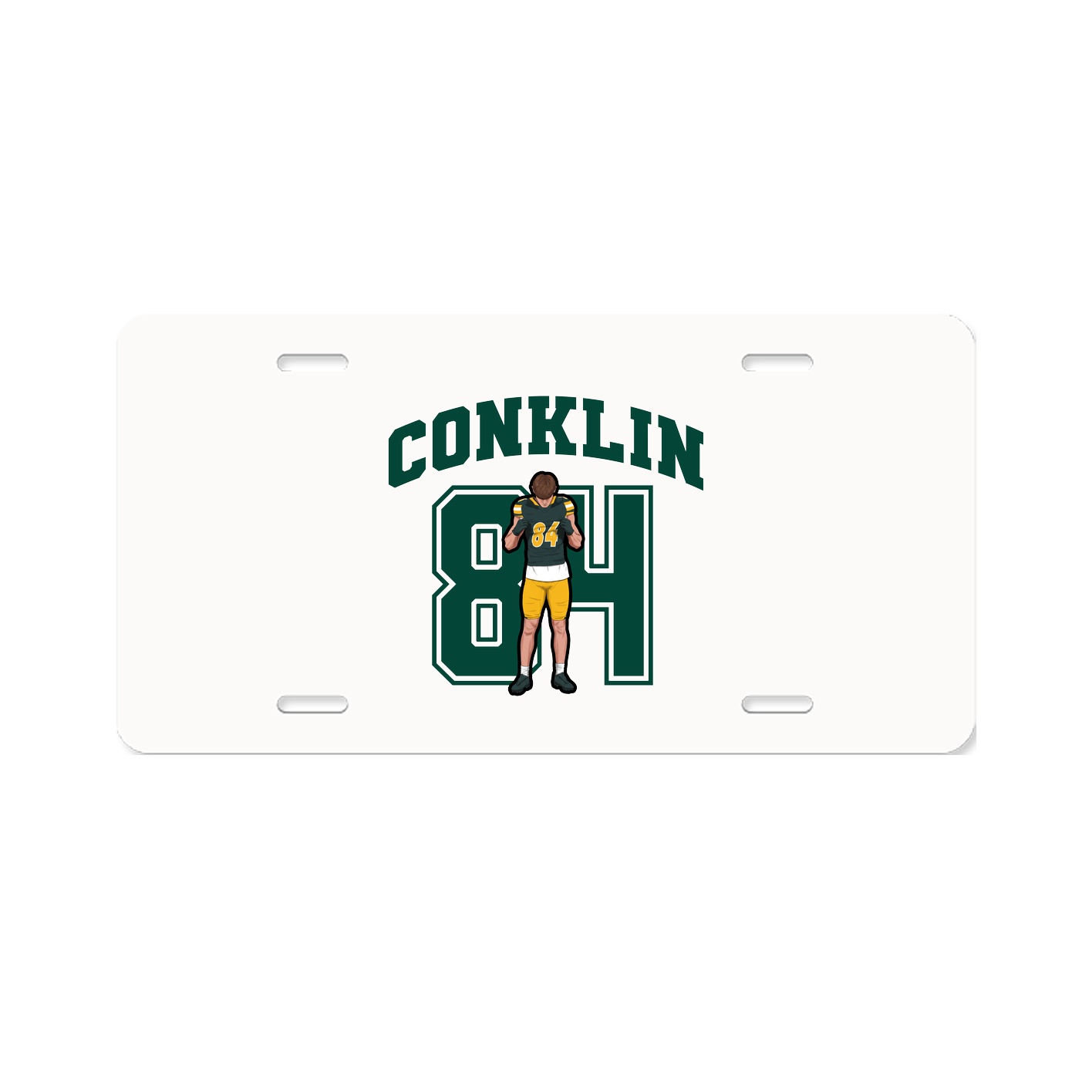 License Plate — Number in Classic