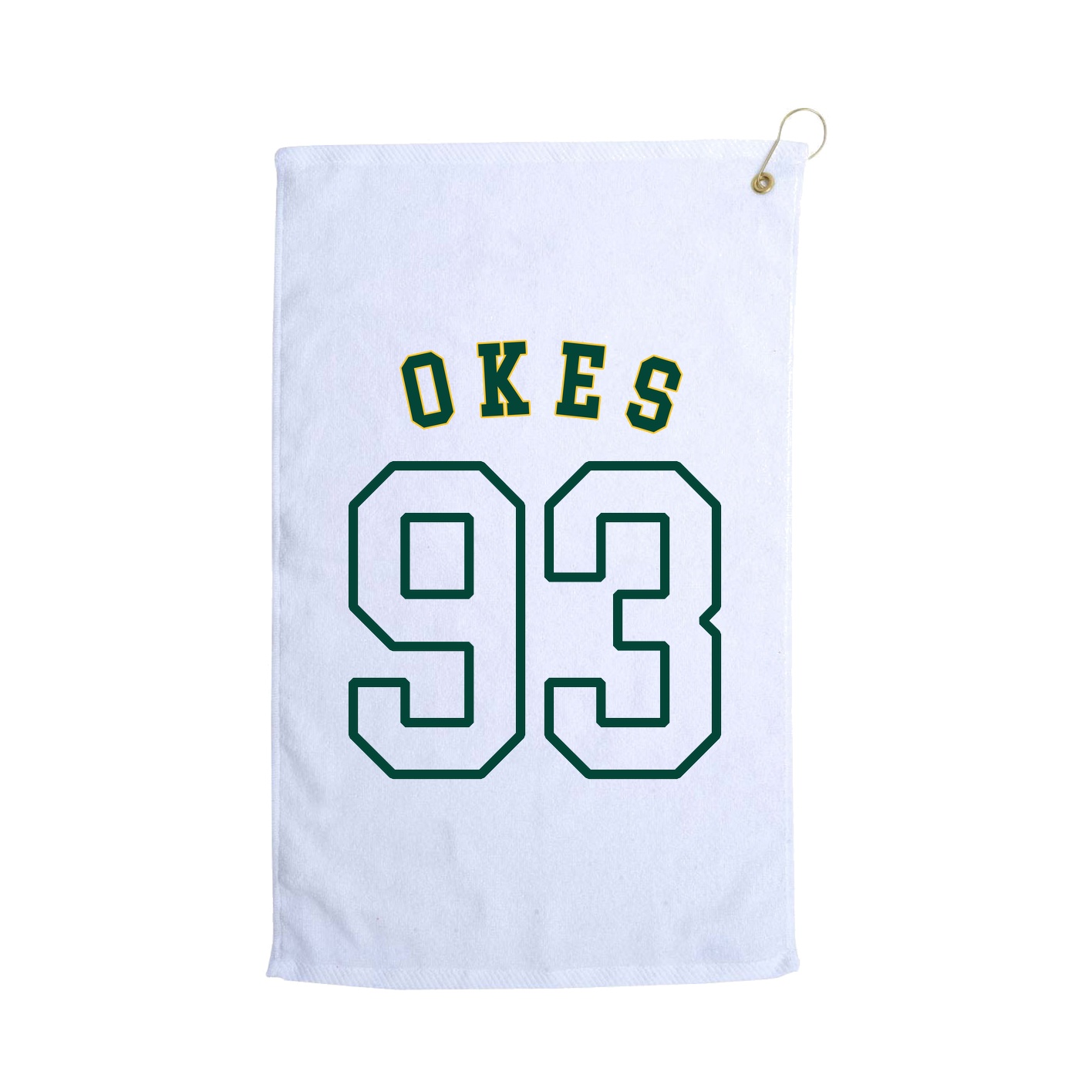 Golf Towel — Shirsey Arch in White