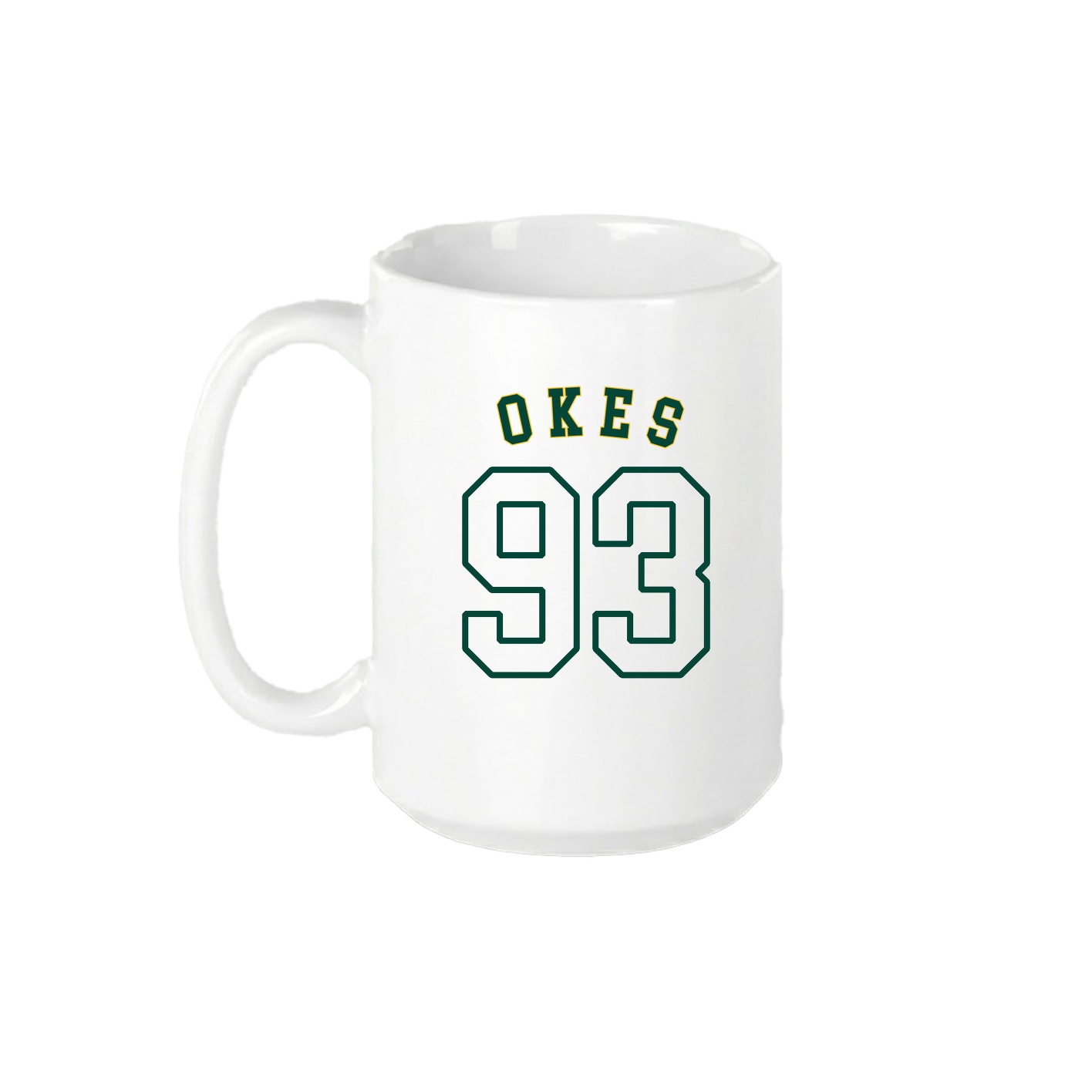 15oz Coffee Mug — Shirsey Arch in White