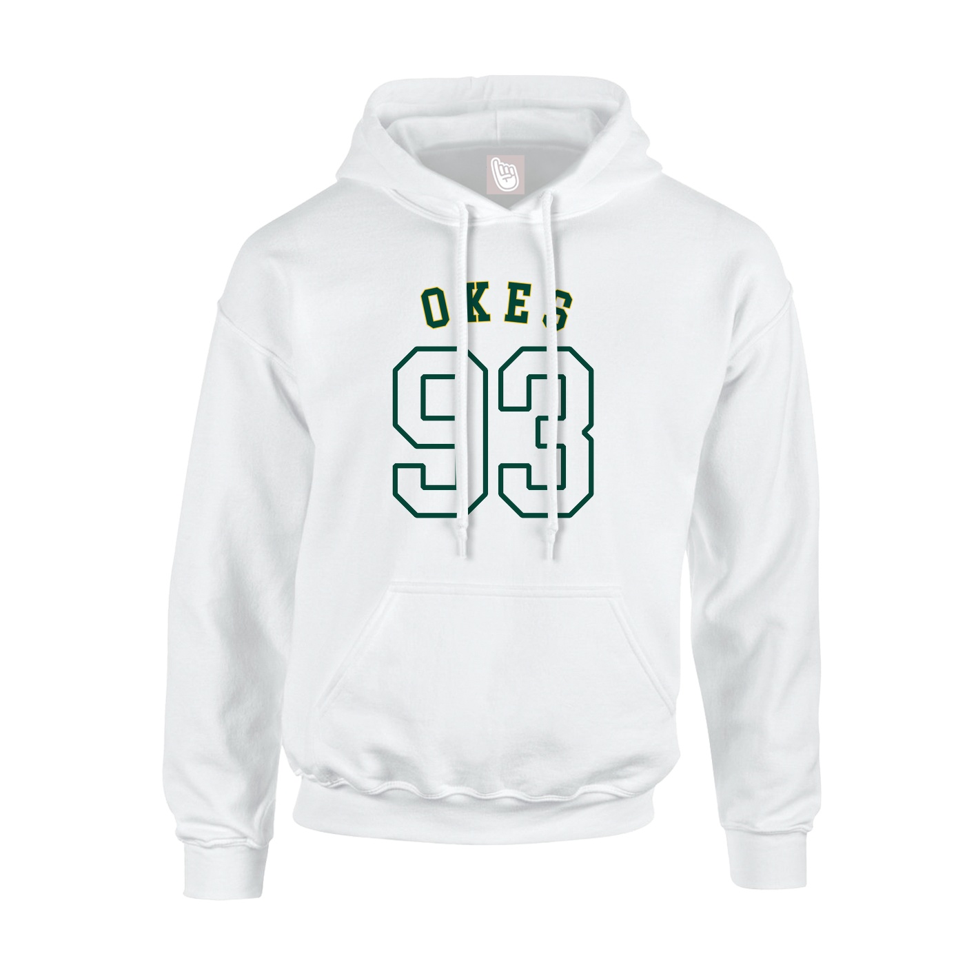 Hoodie — Shirsey Arch in White