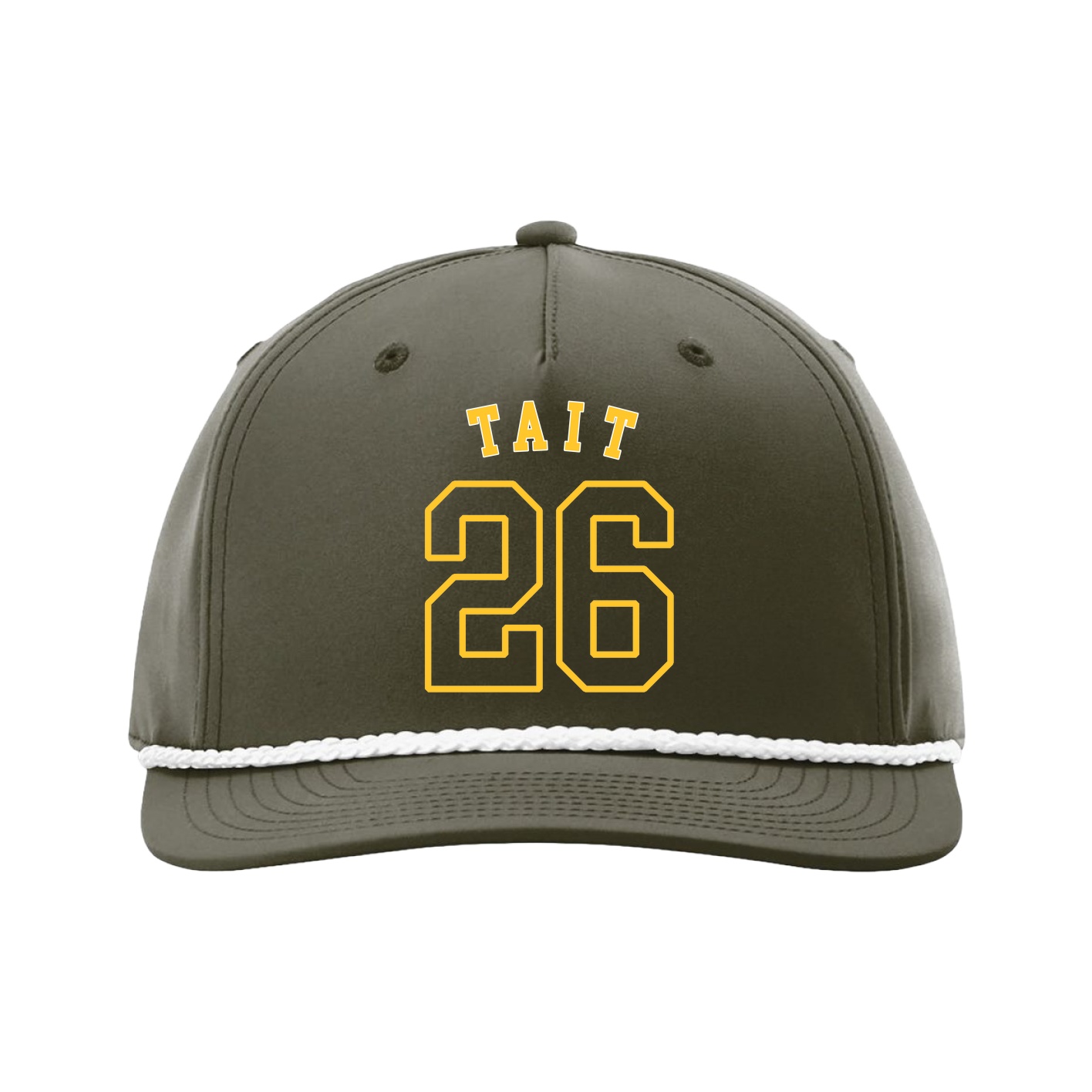 Five-Panel Classic Rope Cap — Shirsey Arch in Green