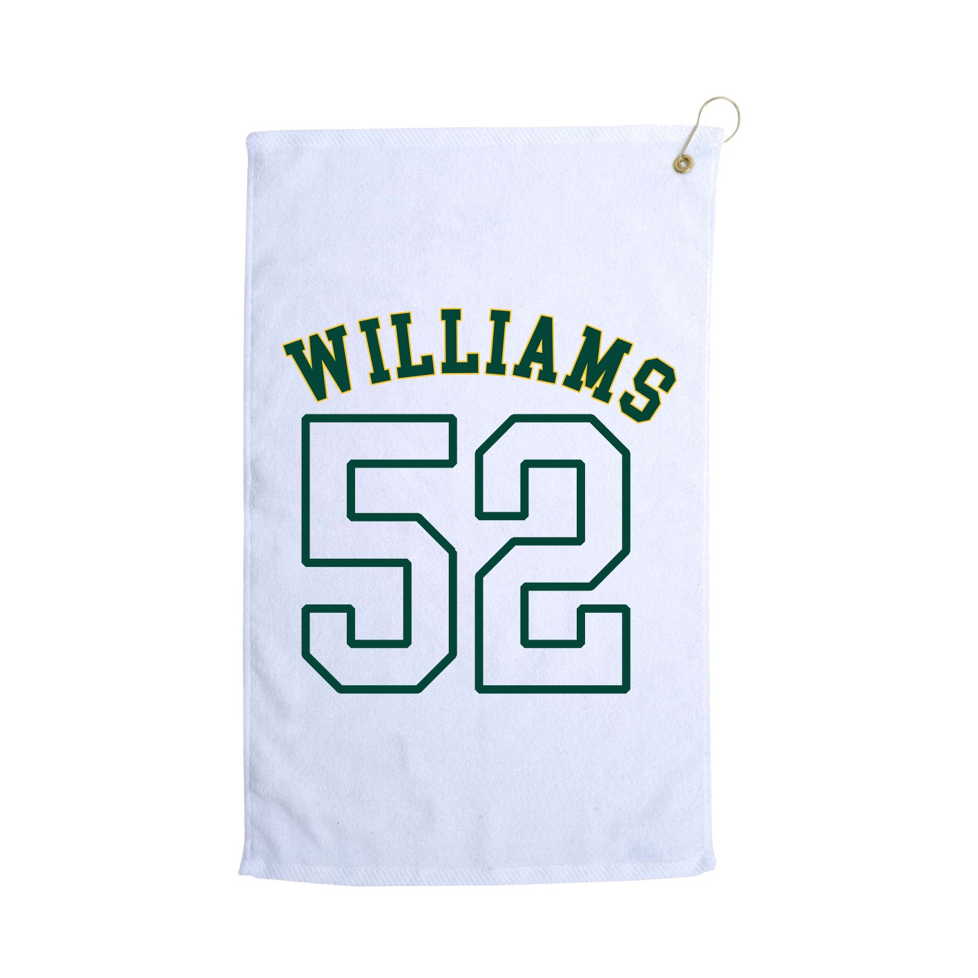 Golf Towel — Shirsey Arch in White