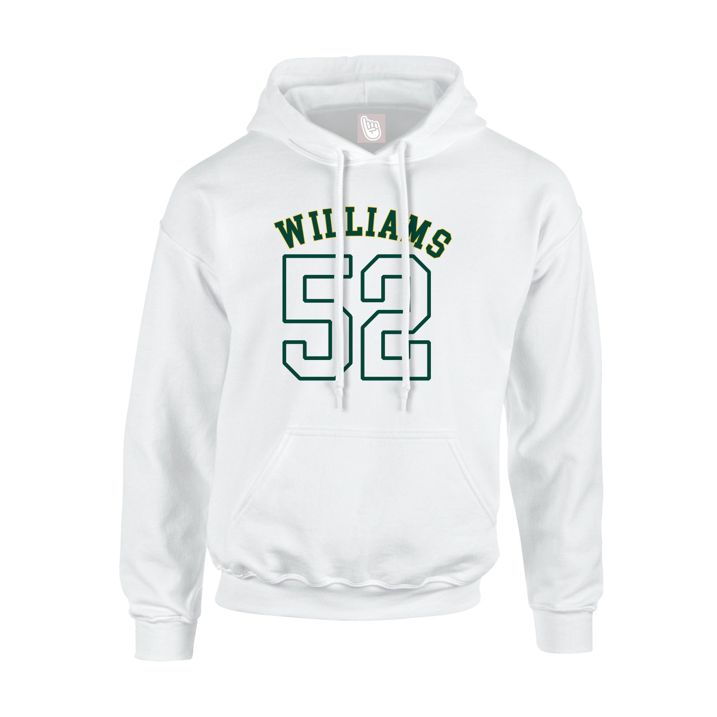 Hoodie — Shirsey Arch in White