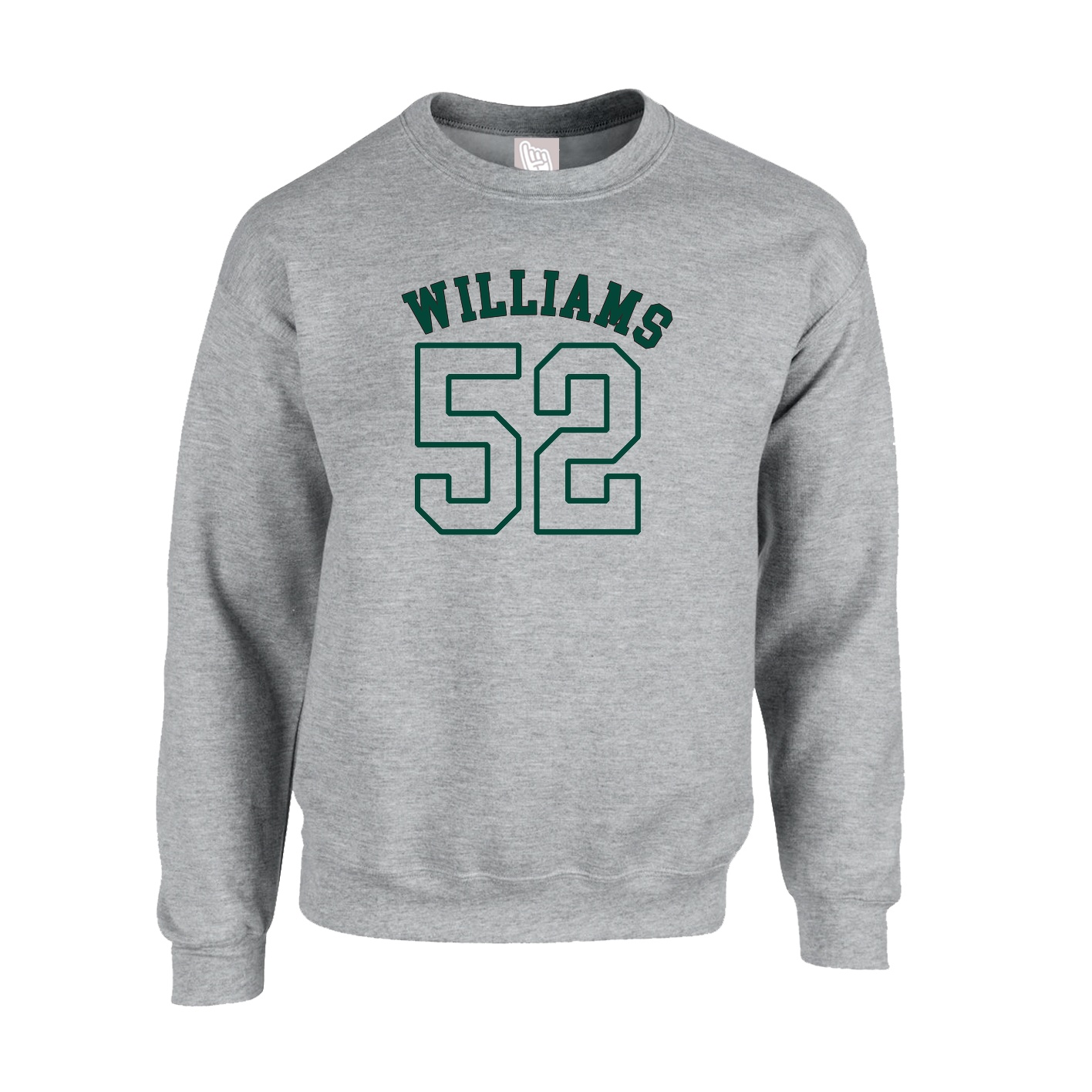 Fleece Crew — Shirsey Arch in Grey