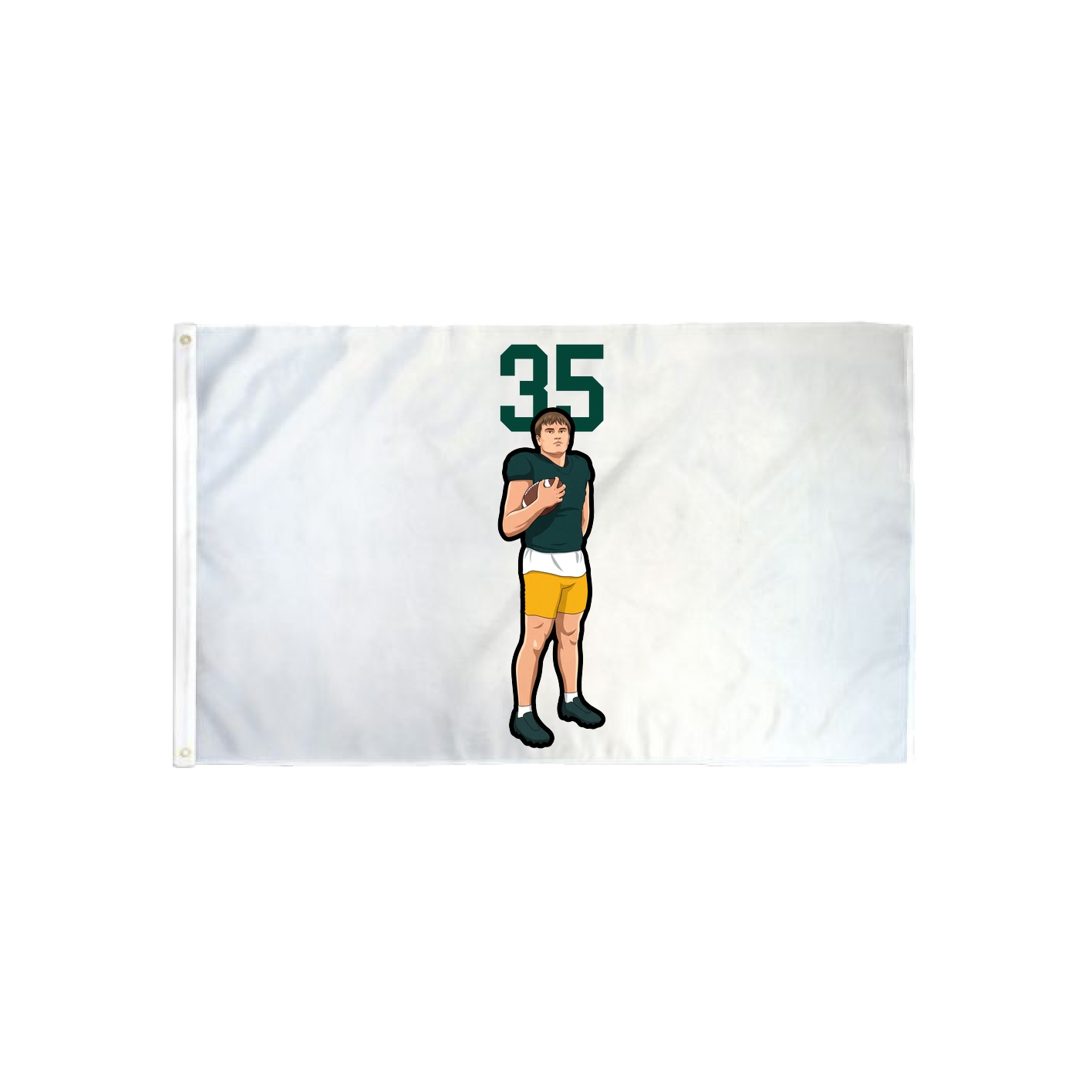 3x5 Flag — Number Top in Classic