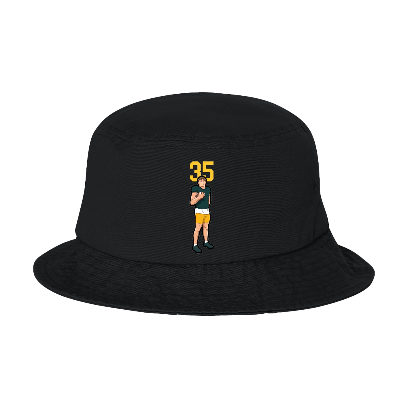 Bucket Cap — Number Top in Black