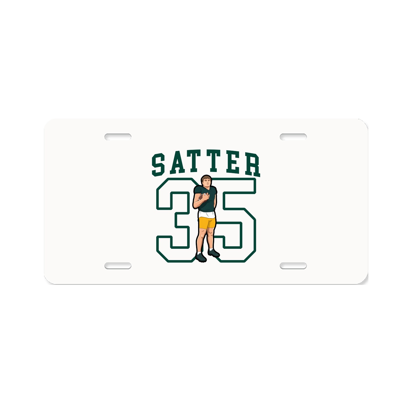 Aluminum License Plate