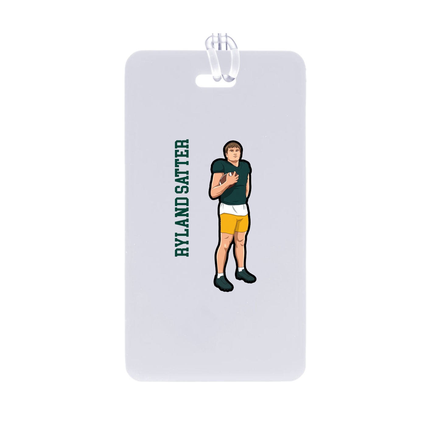 Bag Tag — Name Vertical in Classic