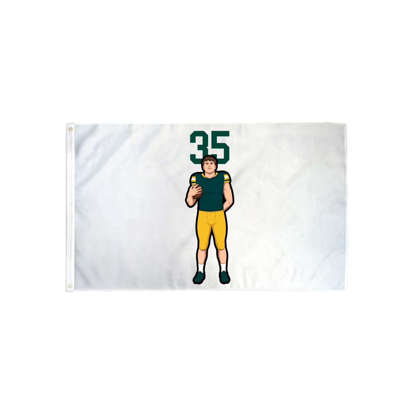 3x5 Flag — Number Top in Classic