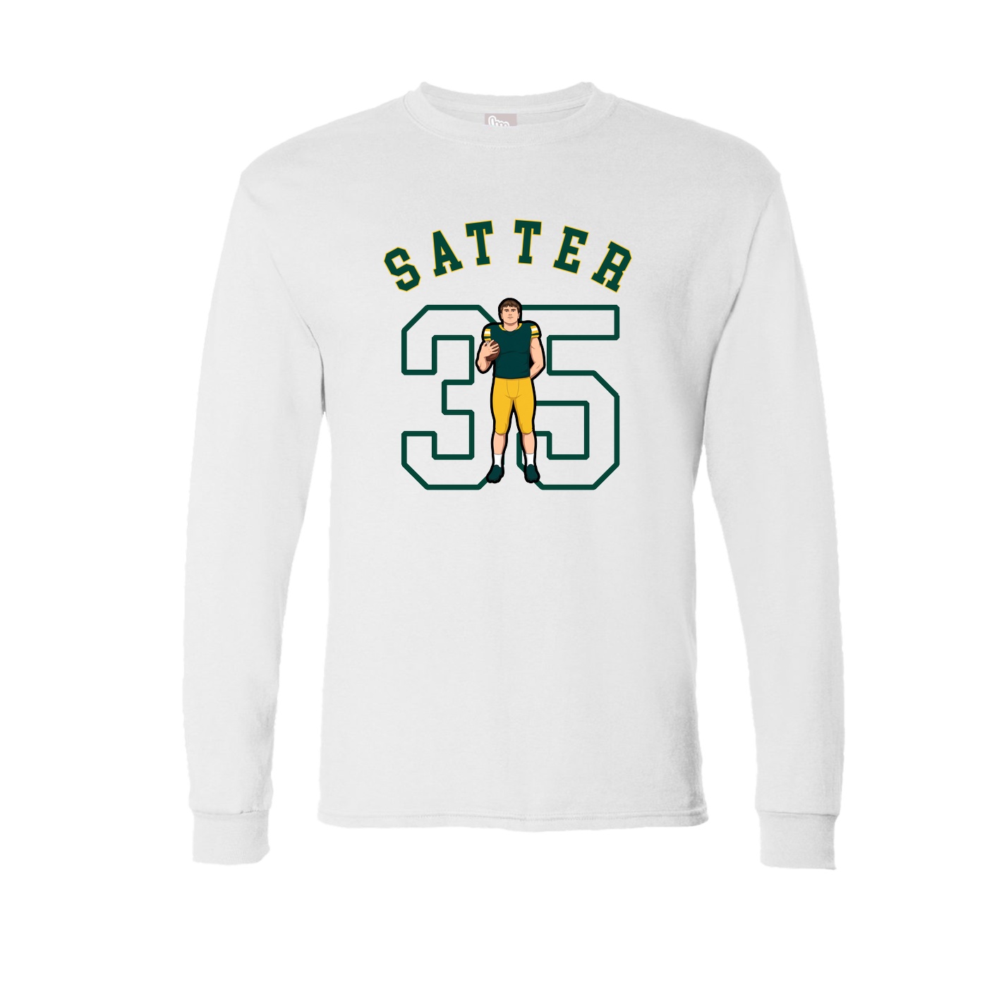 Long Sleeve Tee — Shirsey Arch in White
