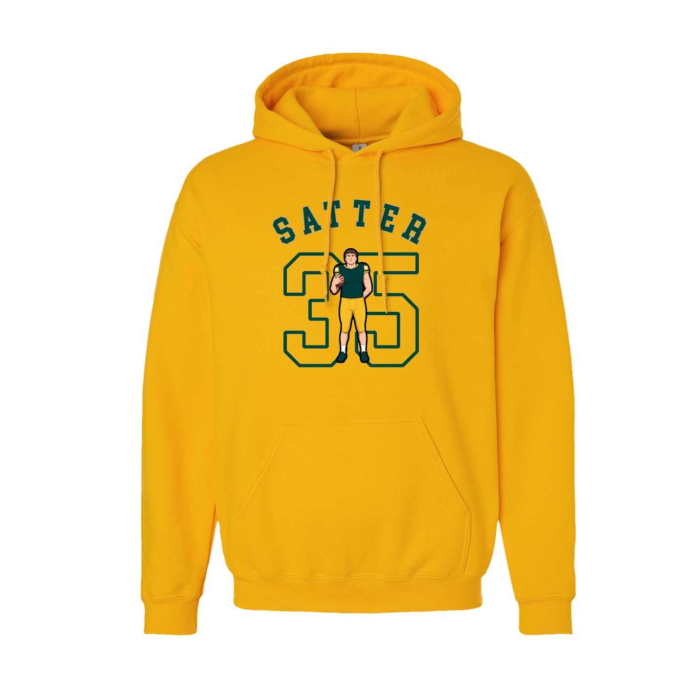 Youth Hoodie — Shirsey Arch in Gold