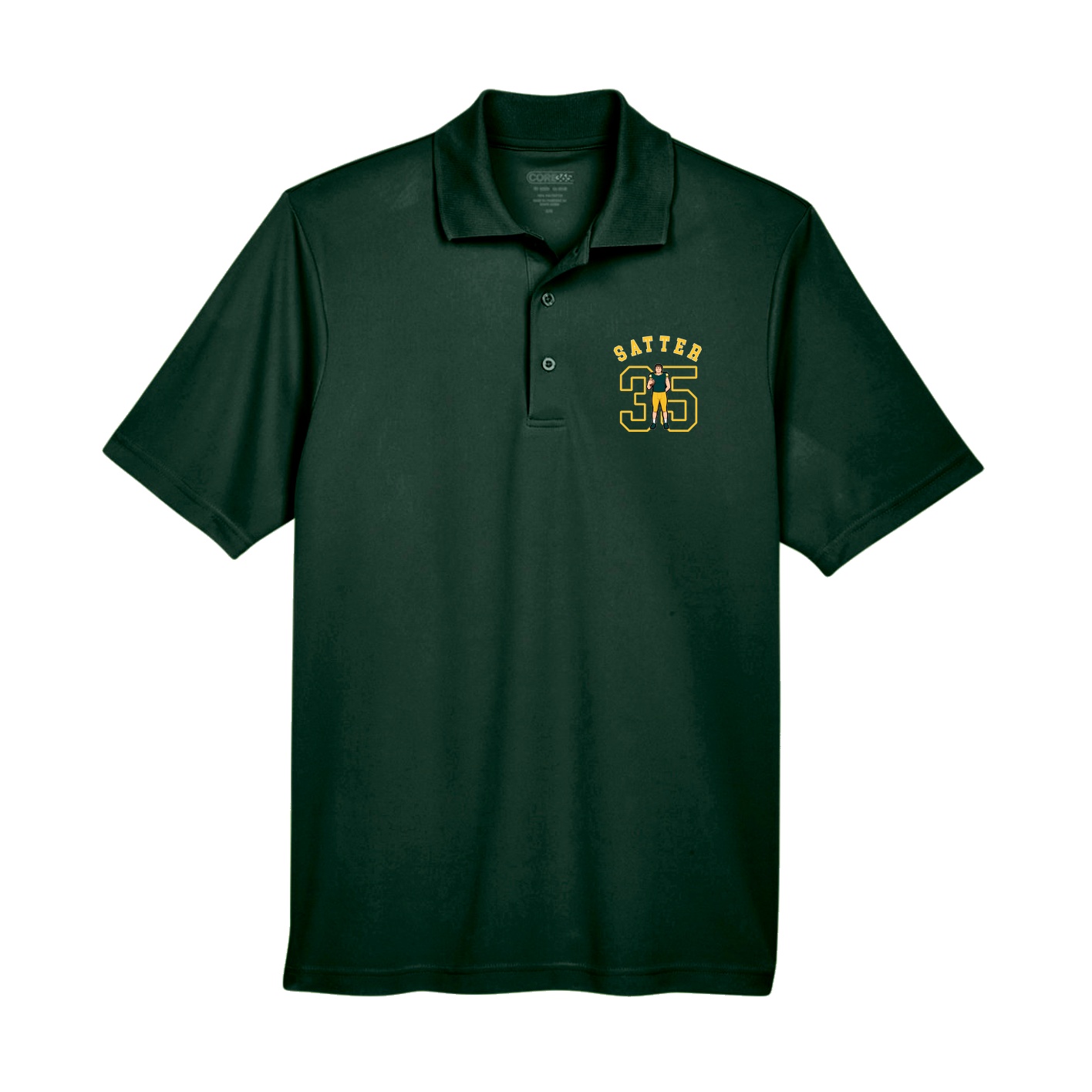 Performance Polo — Shirsey Arch in Green