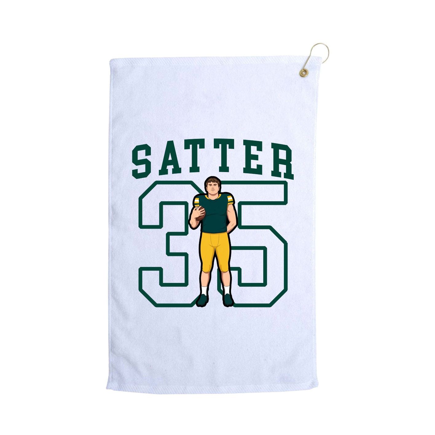 Golf Towel — Shirsey in White